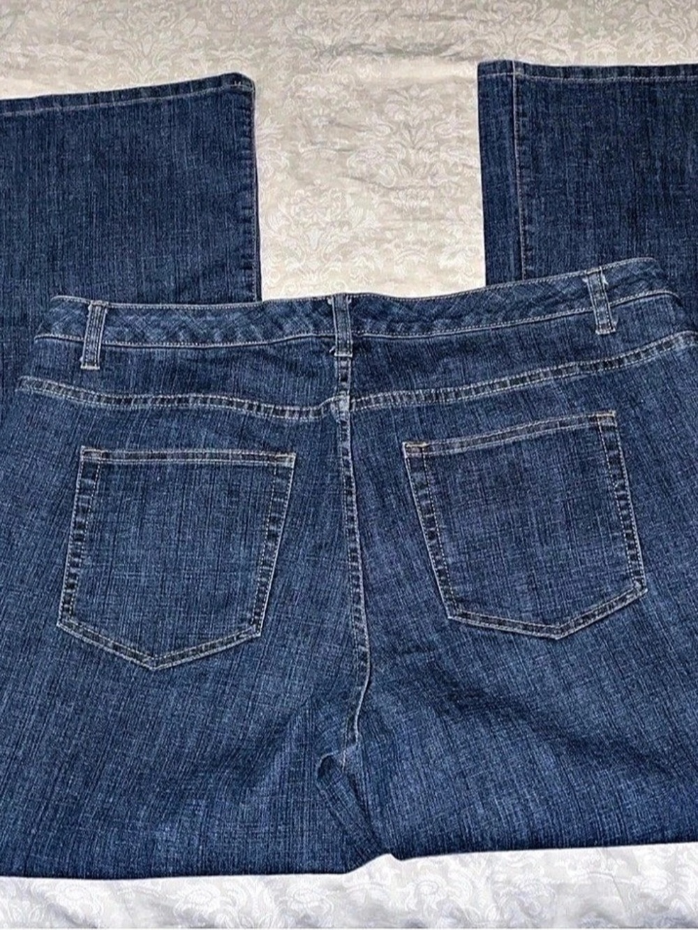 Bobbie Brooks Women's Jeans Blue Waist 18 Excellent Condition - Picture 3 of 11
